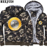 Bitcoin Logo Symbol Cryptocurrency Coin Currencies Fashion Mens Sweatshirts Zipper Hoodie Camouflage Hoody Clothing Hoodies Men - Crypto gear and stuff