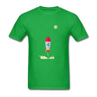 Ripple XRP Rocket Spaceship Crypto Currency T Shirts Men Short Sleeve O-neck Top Quality Loose Shirt - Crypto gear and stuff