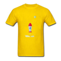 Ripple XRP Rocket Spaceship Crypto Currency T Shirts Men Short Sleeve O-neck Top Quality Loose Shirt - Crypto gear and stuff