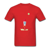 Ripple XRP Rocket Spaceship Crypto Currency T Shirts Men Short Sleeve O-neck Top Quality Loose Shirt - Crypto gear and stuff