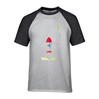 Ripple XRP Rocket Spaceship Crypto Currency T Shirts Men Short Sleeve O-neck Top Quality Loose Shirt - Crypto gear and stuff