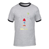 Ripple XRP Rocket Spaceship Crypto Currency T Shirts Men Short Sleeve O-neck Top Quality Loose Shirt - Crypto gear and stuff