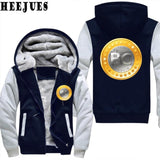 Bitcoin Logo Symbol Cryptocurrency Coin Currencies New Hoodie Anime Coat Jacket Winter Men Thick Zipper Sweatshirt Hoodies - Crypto gear and stuff