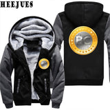 Bitcoin Logo Symbol Cryptocurrency Coin Currencies New Hoodie Anime Coat Jacket Winter Men Thick Zipper Sweatshirt Hoodies - Crypto gear and stuff
