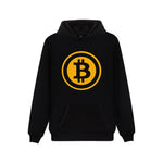 Bitcoin Hooded Hoodies Men Sweatshirt Winter Fashion Virtual Currency Logo Men Hoodies And Sweatshirt Funny Clothes - Crypto gear and stuff