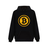 Bitcoin Hooded Hoodies Men Sweatshirt Winter Fashion Virtual Currency Logo Men Hoodies And Sweatshirt Funny Clothes - Crypto gear and stuff