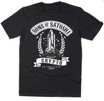 Sons Of Satoshi T-Shirt - Bitcoin In 6 colors - Crypto gear and stuff