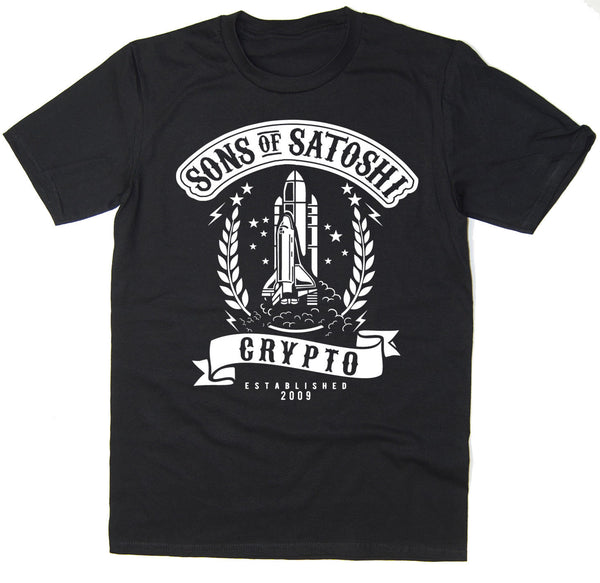 Sons Of Satoshi T-Shirt - Bitcoin In 6 colors - Crypto gear and stuff