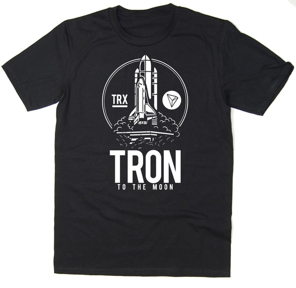 tron to the moon trx rocket t shirts - Crypto gear and stuff