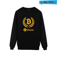 Bitcoin Capless hoodies men sweatshirt Fashion Funny Autumn mens hoodies and sweatshirt Virtual currency Clothes - Crypto gear and stuff