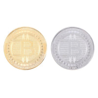 2017 Bitcoin Commemorative Coin Collectible BTC Coins Gold Plate Art Collection Gift Physical Metal Antique Imitation Home Decor - Crypto gear and stuff
