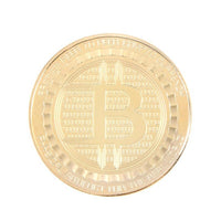 2017 Bitcoin Commemorative Coin Collectible BTC Coins Gold Plate Art Collection Gift Physical Metal Antique Imitation Home Decor - Crypto gear and stuff