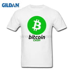GILDAN Bitcoin Cash T Shirt Men's Summer O Neck Club  Male Latest Big Tshirt Cool Exercise Comfortable Guys  Shirts Bitcoin - Crypto gear and stuff