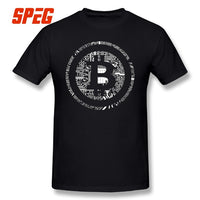 Mens bitcoin t shirt short sleeve free shipping - Crypto gear and stuff