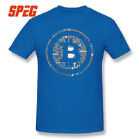 Mens bitcoin t shirt short sleeve free shipping - Crypto gear and stuff