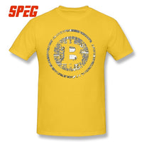Mens bitcoin t shirt short sleeve free shipping - Crypto gear and stuff