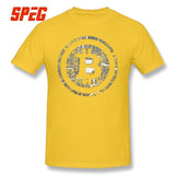 Mens bitcoin t shirt short sleeve free shipping - Crypto gear and stuff