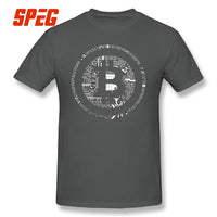 Mens bitcoin t shirt short sleeve free shipping - Crypto gear and stuff