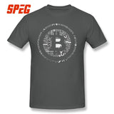 Mens bitcoin t shirt short sleeve free shipping - Crypto gear and stuff