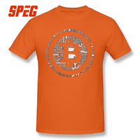Mens bitcoin t shirt short sleeve free shipping - Crypto gear and stuff