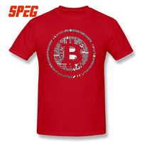 Mens bitcoin t shirt short sleeve free shipping - Crypto gear and stuff