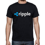 Ripple XRP Cryptocurrency logo t-shirt Crypto Hodl S-XXL  New Mens Spring Summer Dress Short Sleeve Casual Printed Mens T Shirt - Crypto gear and stuff