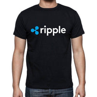 Ripple XRP Cryptocurrency logo t-shirt Crypto Hodl S-XXL  New Mens Spring Summer Dress Short Sleeve Casual Printed Mens T Shirt - Crypto gear and stuff