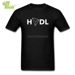 Cryptocurrency Tron Coin White T Shirt for Men Men's Round Neck Short Sleeve Tshirs Popular Rude T Shirts - Crypto gear and stuff