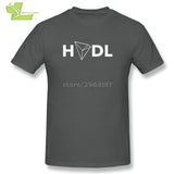 Cryptocurrency Tron Coin White T Shirt for Men Men's Round Neck Short Sleeve Tshirs Popular Rude T Shirts - Crypto gear and stuff