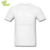Cryptocurrency Tron Coin White T Shirt for Men Men's Round Neck Short Sleeve Tshirs Popular Rude T Shirts - Crypto gear and stuff