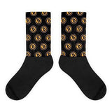 Buy this cool bitcon socks back and gold FREE SHIPPING - Crypto gear and stuff