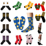 Women and men socks bitcoin logo buy today FREE SHIPPING - Crypto gear and stuff