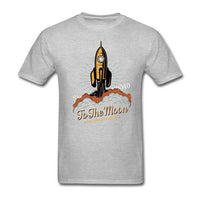 Litecoin Cryptocurrency T Shirt Men 2018 To the moon Funny Shirt For Men Short Sleeve Cotton Printed graphic tees men Plus Size - Crypto gear and stuff
