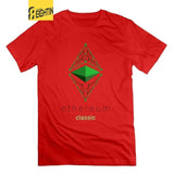 Ethereum classic t shirt short sleeve GREEN - Crypto gear and stuff