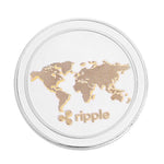 Ripple Non-currency Bitcoin Commemorative Coin Art Collection Tourism Gift gadget small metal crafts can put in wallet - Crypto gear and stuff