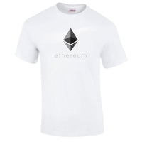 Ethereum black men's or women t-shirt short sleeve sizes from s-3xl - Crypto gear and stuff