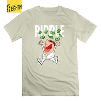 Ripple XRP Millionaire Cryptocurrency T-Shirt Tops Round Collar T Shirts Short Sleeves Original Tops for Men 100% Cotton Tees - Crypto gear and stuff