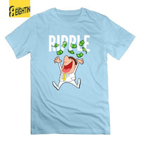 Ripple XRP Millionaire Cryptocurrency T-Shirt Tops Round Collar T Shirts Short Sleeves Original Tops for Men 100% Cotton Tees - Crypto gear and stuff