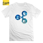 Ripple XRP Abstract Logo Cryptocurrency T-Shirt100% Cotton Round Collar T Shirt Men Birthday Gift Short Sleeve Tees - Crypto gear and stuff