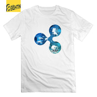 Ripple XRP Abstract Logo Cryptocurrency T-Shirt100% Cotton Round Collar T Shirt Men Birthday Gift Short Sleeve Tees - Crypto gear and stuff