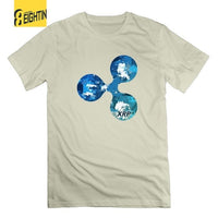 Ripple XRP Abstract Logo Cryptocurrency T-Shirt100% Cotton Round Collar T Shirt Men Birthday Gift Short Sleeve Tees - Crypto gear and stuff