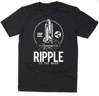 XRP ripple short sleeve black T-shirts - Crypto gear and stuff