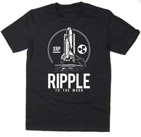 XRP ripple short sleeve black T-shirts - Crypto gear and stuff