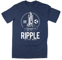 XRP ripple short sleeve black T-shirts - Crypto gear and stuff