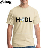 XLM Stellar Lumens  Cryptocurrency HODL T Shirt Short Sleeve Clothes Men Street Wear O-neck Cotton XXXL Vintage Mens T Shirts - Crypto gear and stuff