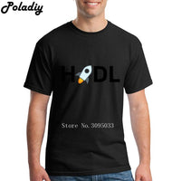 XLM Stellar Lumens  Cryptocurrency HODL T Shirt Short Sleeve Clothes Men Street Wear O-neck Cotton XXXL Vintage Mens T Shirts - Crypto gear and stuff