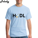 XLM Stellar Lumens  Cryptocurrency HODL T Shirt Short Sleeve Clothes Men Street Wear O-neck Cotton XXXL Vintage Mens T Shirts - Crypto gear and stuff