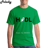 XLM Stellar Lumens  Cryptocurrency HODL T Shirt Short Sleeve Clothes Men Street Wear O-neck Cotton XXXL Vintage Mens T Shirts - Crypto gear and stuff