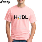 XLM Stellar Lumens  Cryptocurrency HODL T Shirt Short Sleeve Clothes Men Street Wear O-neck Cotton XXXL Vintage Mens T Shirts - Crypto gear and stuff