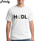 XLM Stellar Lumens  Cryptocurrency HODL T Shirt Short Sleeve Clothes Men Street Wear O-neck Cotton XXXL Vintage Mens T Shirts - Crypto gear and stuff